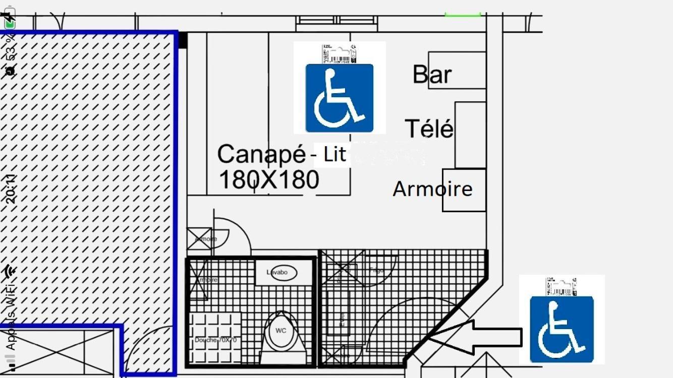 Studio "Maryline" Sejours Parisiens Abordables - Rez De Chaussee Sur Beau Patio Ombrage- Accessible Handcaps - Grand Canape-Lit Clic Clac 2 Places - Cuisine Equipee - Salle De Bains - 5 Minutes Du Metro Brochant Ligne 13,Bus 74 Et 31 Dış mekan fotoğraf